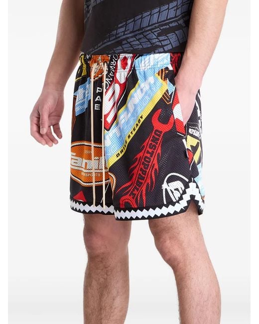 PUMA Black X Fast & Furious Printed Shorts for men