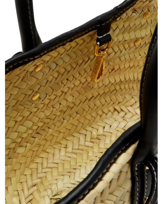 Jacquemus Natural The Small Soli Basket Raffia Bag