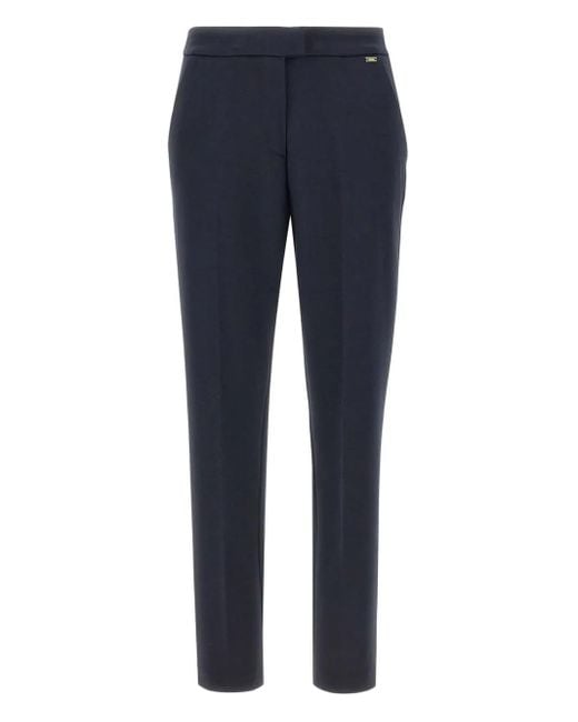 Pantaloni Con Vita Elasticizzata di Kaos in Blue