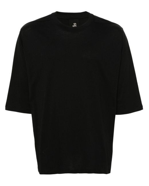 Thom Krom Crew-neck Jersey T-shirt in het Black voor heren