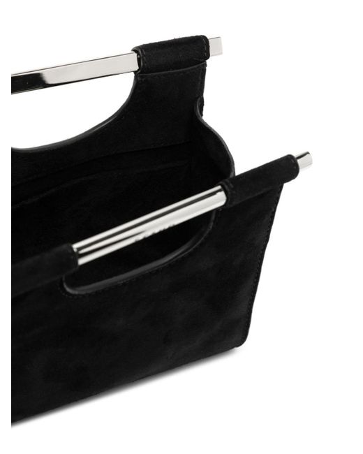 Mini sac à main Mini Mar en daim Staud en coloris Black