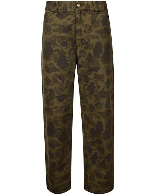 Carhartt Green Duck Single Knee Trousers for men