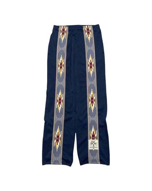 Kapital Blue Kochi Jersey Track Pants for men