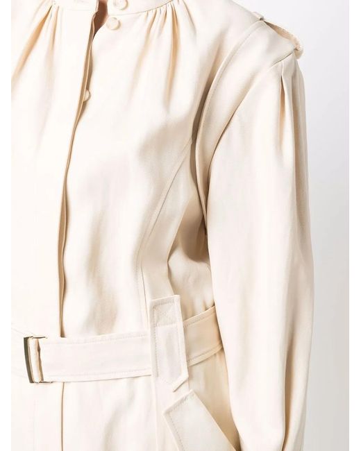 Alberta Ferretti White Belted Jumpsuit