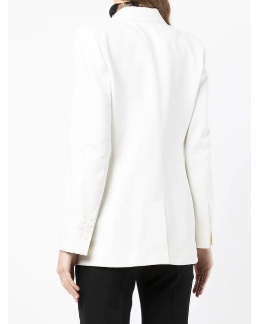 Dolce & Gabbana White Giacca Monopetto Turlington