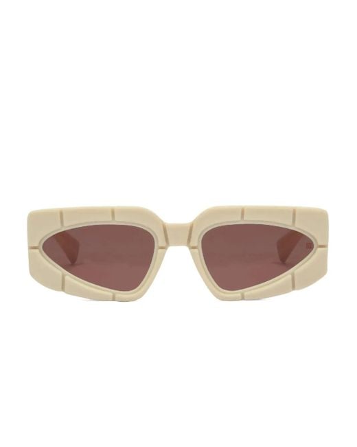 Balmain Pink Sculpted-Frame Sunglasses