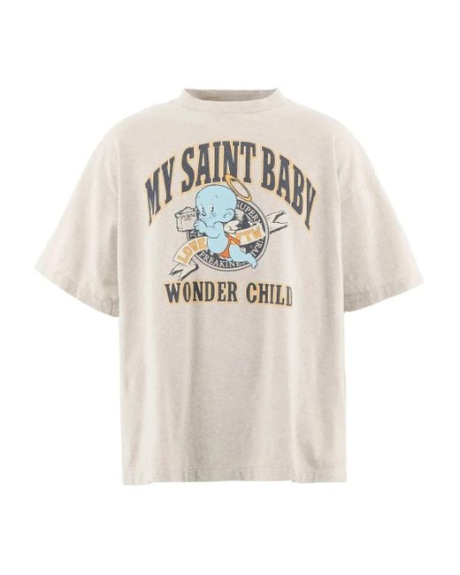 SAINT Mxxxxxx T-Shirt Met Grafische Print in het White voor heren