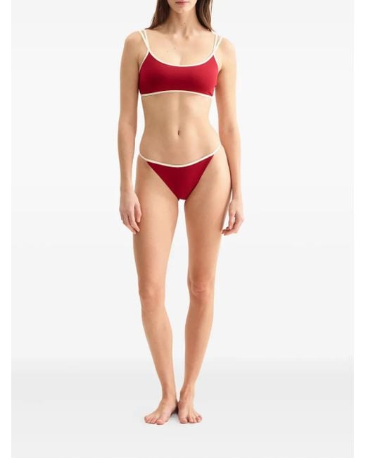 Eres Red Iman Bikini Top