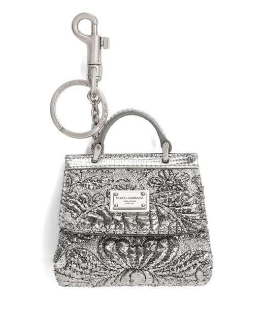 Dolce & Gabbana White Brocade Airpods Case