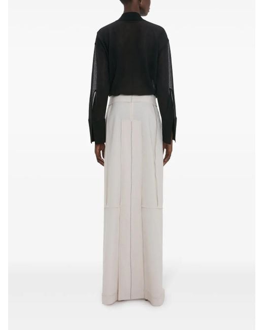 Victoria Beckham Black Pocket-Detail Shirt