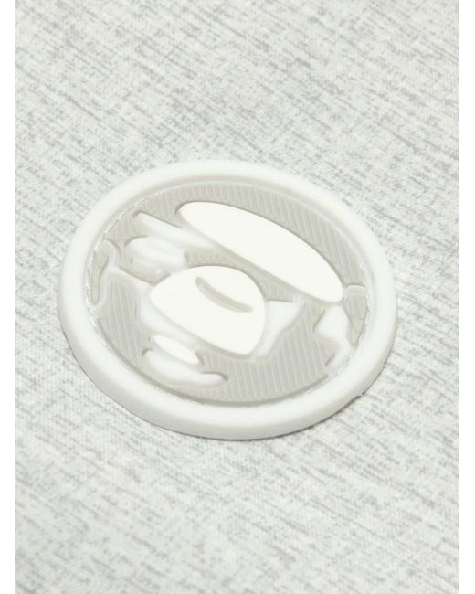 Aape By A Bathing Ape White Aapenow Logo-Patch Jacket for men