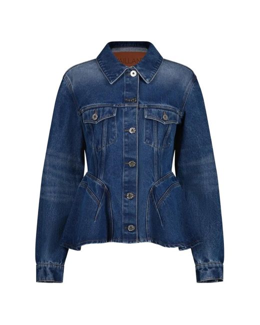 Vaillant Studio Blue Peplum Jacket
