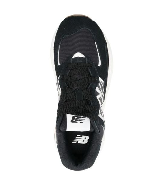 New Balance Black Zebra-Print Low-Top Sneakers