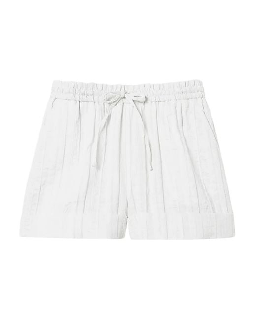 Twinset White Drawstring Shorts