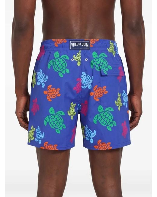 Vilebrequin Blue Moorise Swim Shorts for men