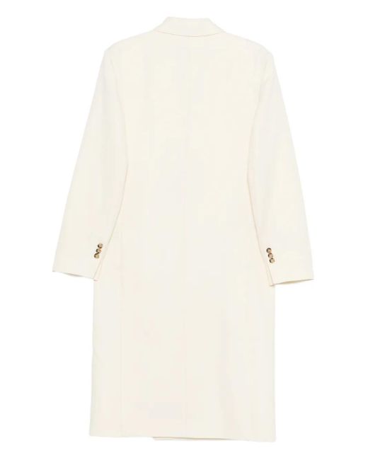 AMI Natural Double-Breasted Coat
