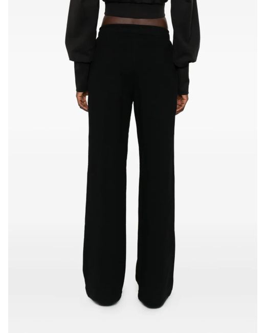 Hamza Black Drawstring Track Pants