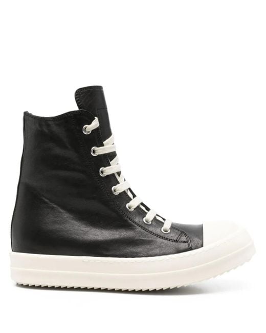 Sneakers Con Zip di Rick Owens in Black