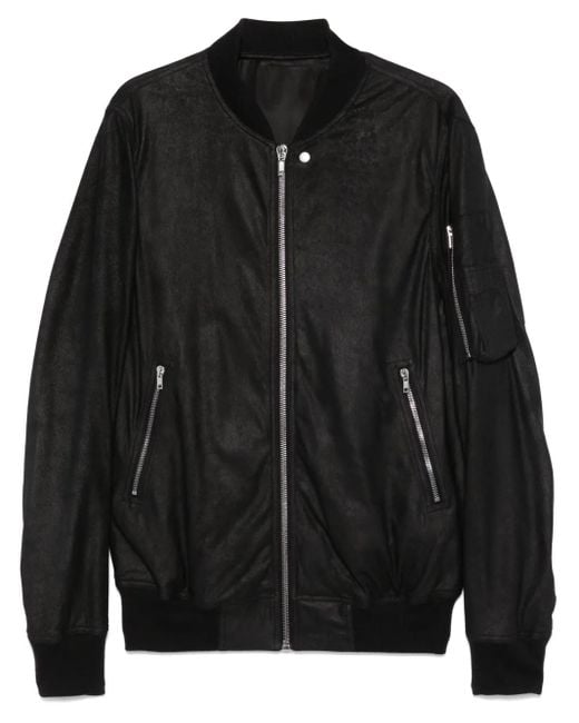 メンズ Rick Owens Classic Flight ジャケット Black