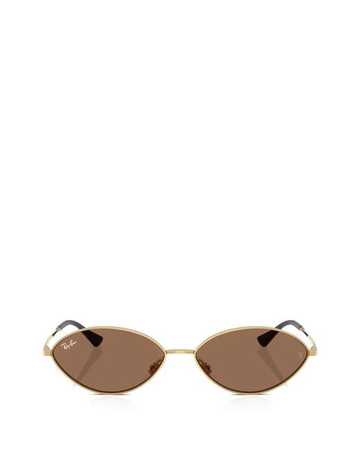 Ray-Ban Metallic Kai Bio-Based Geometric-Frame Sunglasses