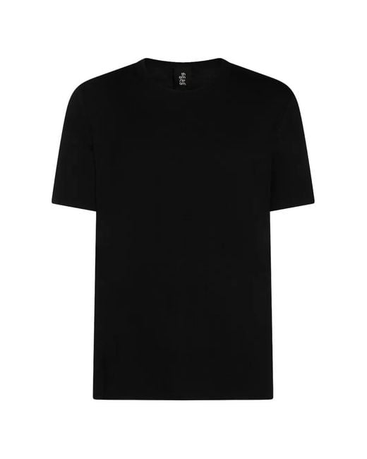 Thom Krom Black Crew-Neck T-Shirt for men