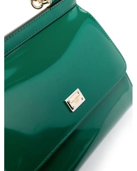 Dolce & Gabbana Green Mittelgroße Sicily Handtasche