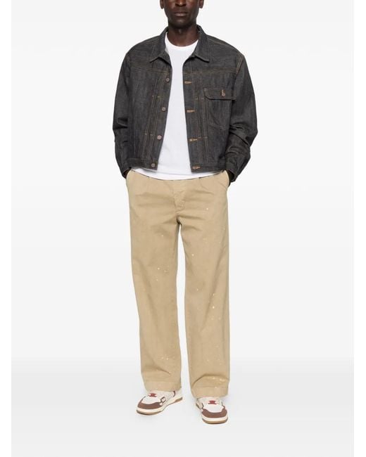 Visvim Gray Mud Od Denim Jacket for men