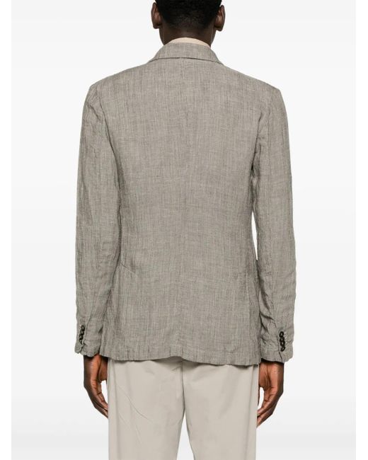 Barena Siroco Blazer Met Enkele Rij Knopen in het Gray voor heren