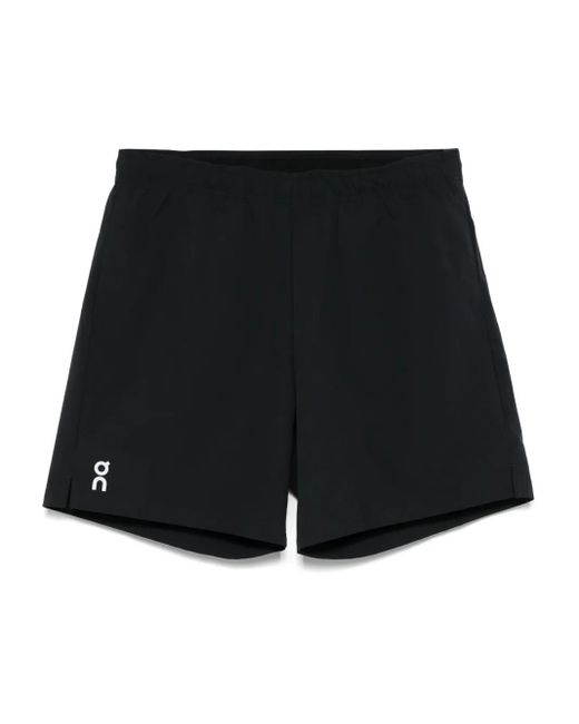 On Shoes Black 7" Core Shorts for men