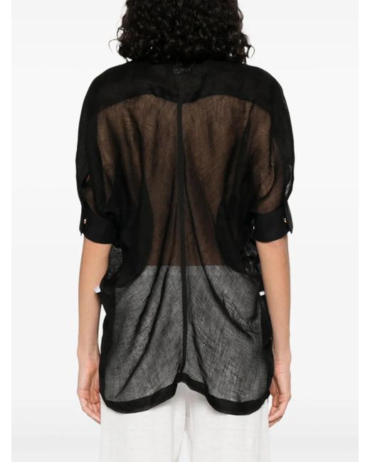 Giorgio Armani Black Short-Sleeved Shirt