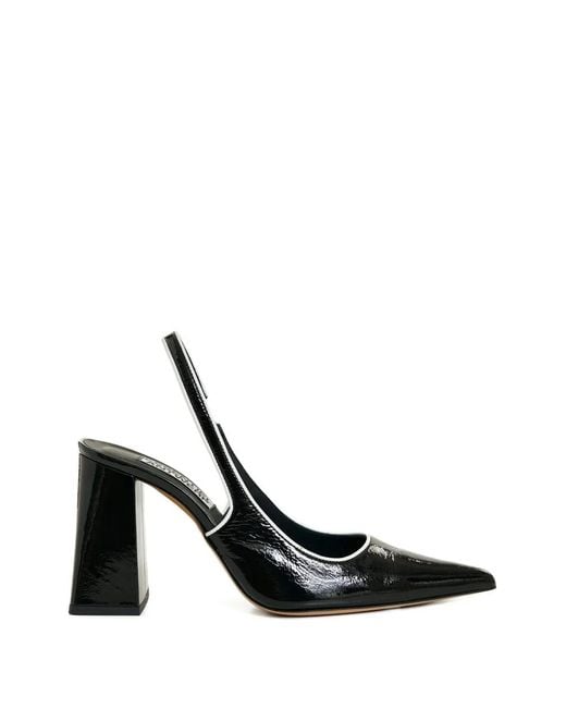 Essentiel Antwerp Black Jumps4 Block-Heel Strap Pumps