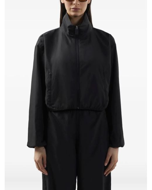 Gcds Black Cropped Windbreaker