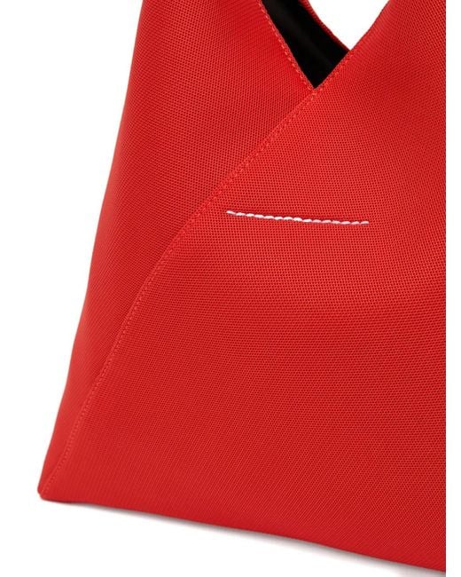 MM6 by Maison Margiela Red Small Japanese Tote Bag