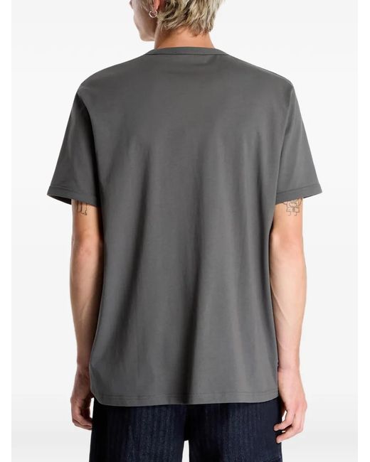 Fred Perry Gray Ringer T-Shirt for men