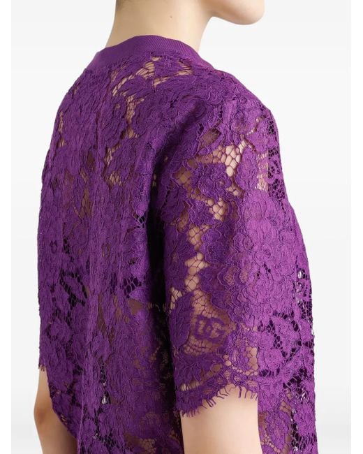 Dolce & Gabbana Purple Top