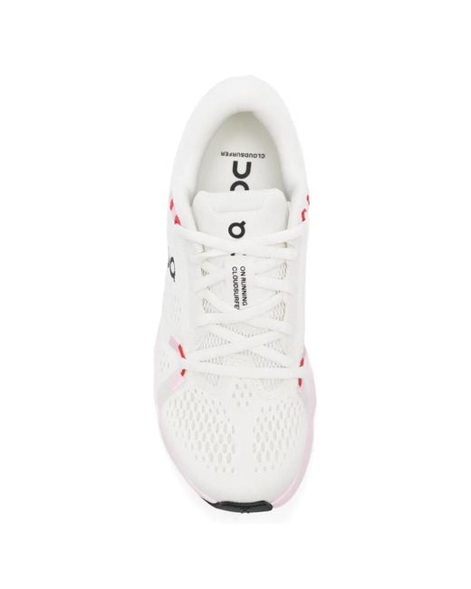 On Shoes White Cloudsurfer 2 Low-Top Sneakers