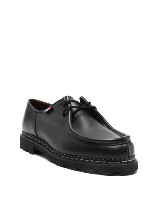 Paraboot Black Michael Bbr Lace-Up Derby Shoes for men
