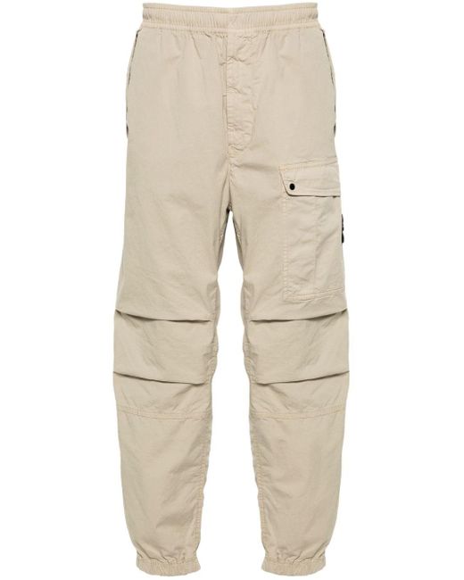 Stone Island Natural Compass-badge Ripstop Cargo Trousers for men