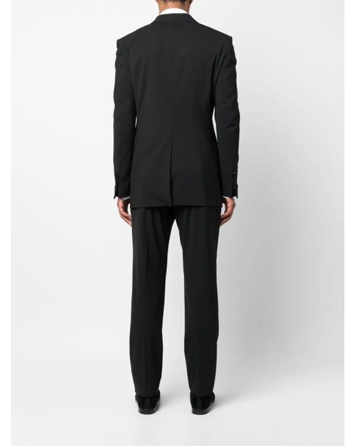 Tom Ford Black Peak Lapels Single-Breasted Suit for men