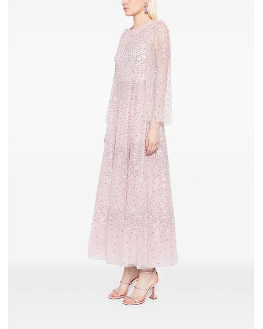 Needle & Thread Pink Scatter Dot Gown