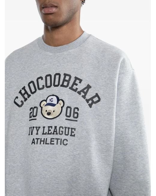 Chocoolate Sweater Met Logoprint in het White voor heren