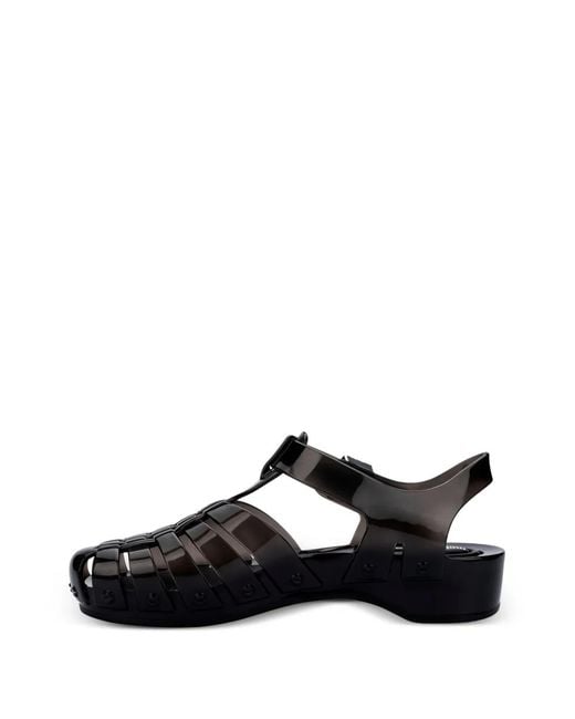 Melissa Black X Sholl Possession Pescura-Heel Sandals