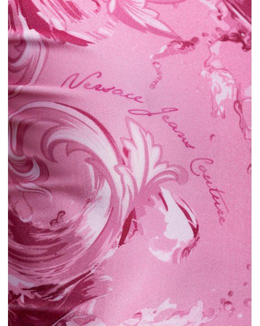 Versace Jeans Couture Pink Patterned T-Shirt
