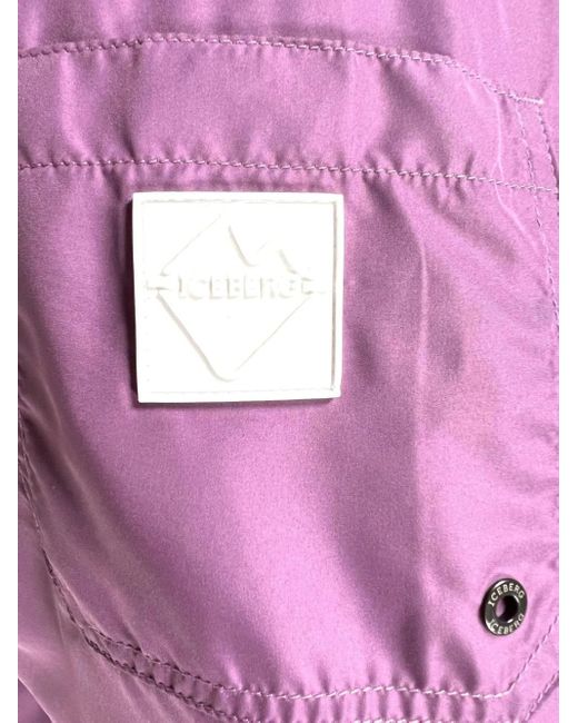 Iceberg Zwembroek Met Trekkoord in het Purple voor heren