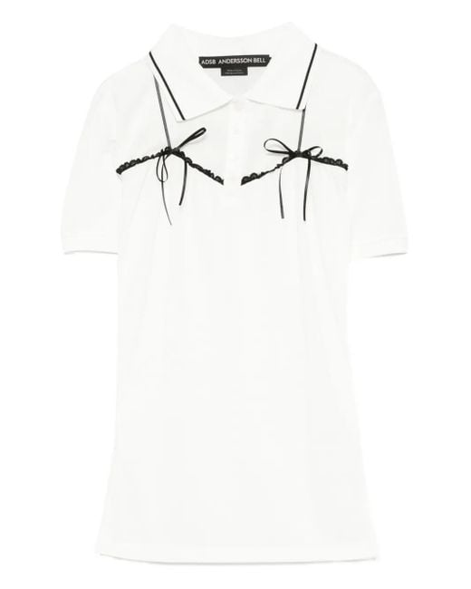 Polo Con Fiocco di ANDERSSON BELL in White