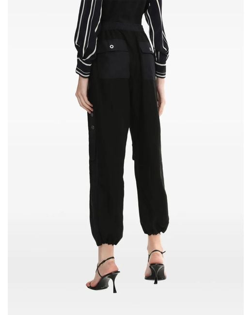 3.1 Phillip Lim Blue Contrasting-Pocket Trousers