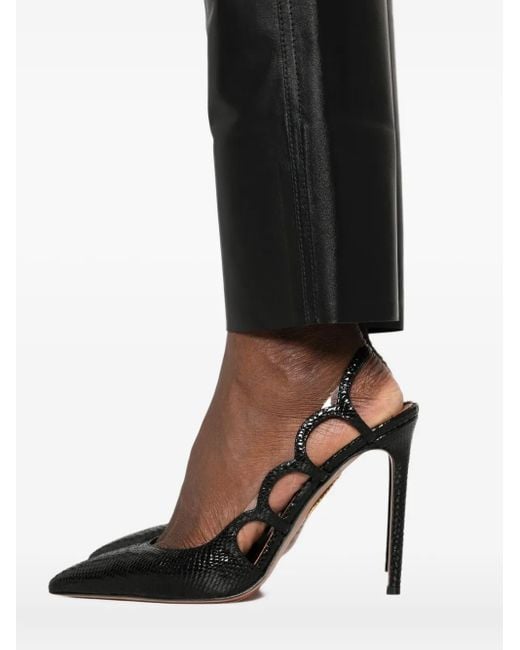 Tom Ford Leren Broek in het Gray