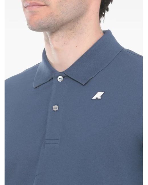 K-Way Blue Short-Sleeve Shirt for men