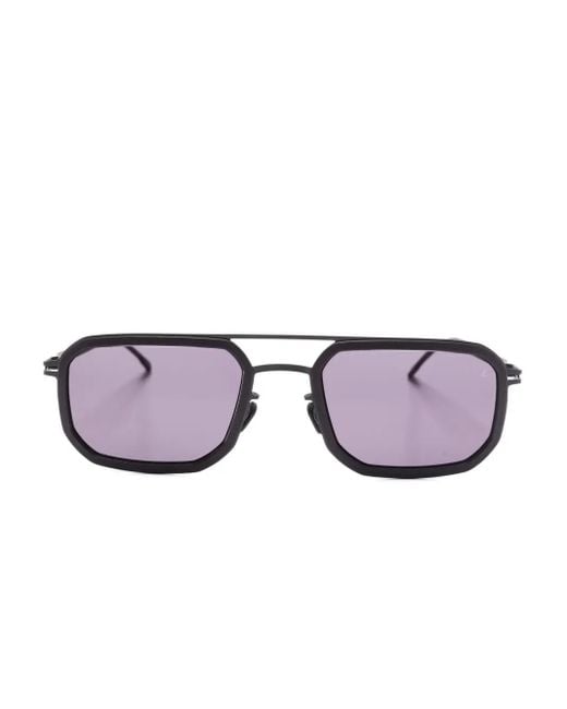 Lunettes De Soleil À Monture Géométrique Mykita en coloris Black