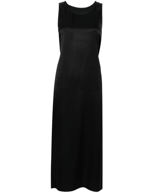 Vestido con abertura laterales MM6 by Maison Martin Margiela de color Black
